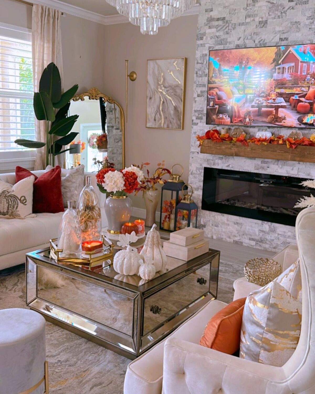 20 cozy fall living room decor ideas 5