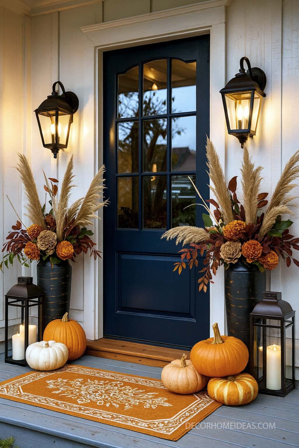 Chic Front Porch Fall Decor