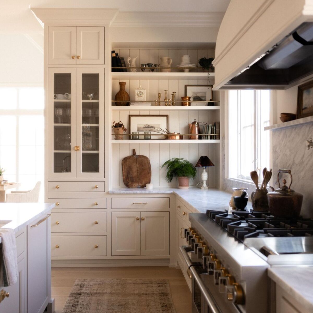 creative ways to decorate above your kitchen cabinets 11