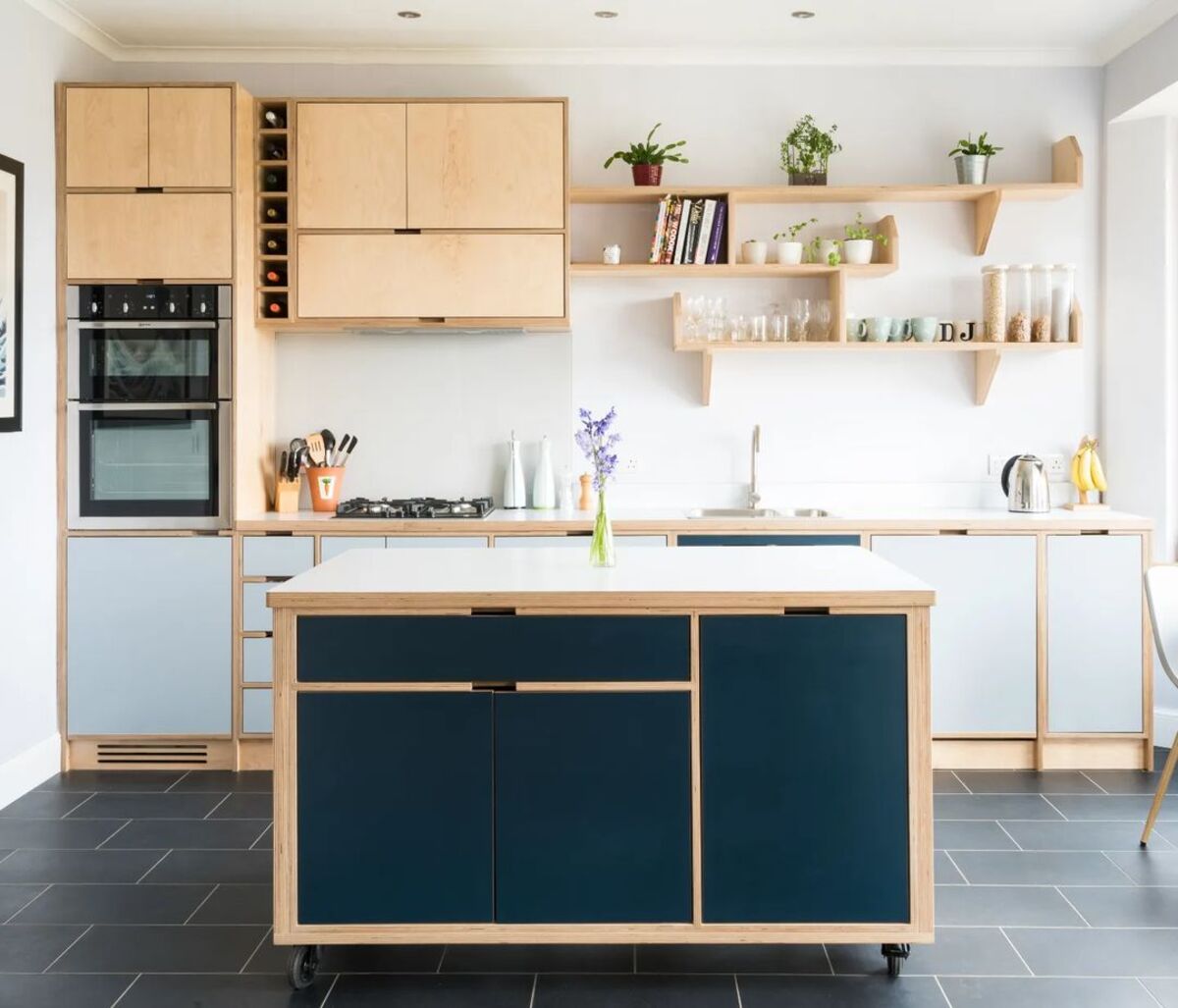 creative ways to decorate above your kitchen cabinets 13