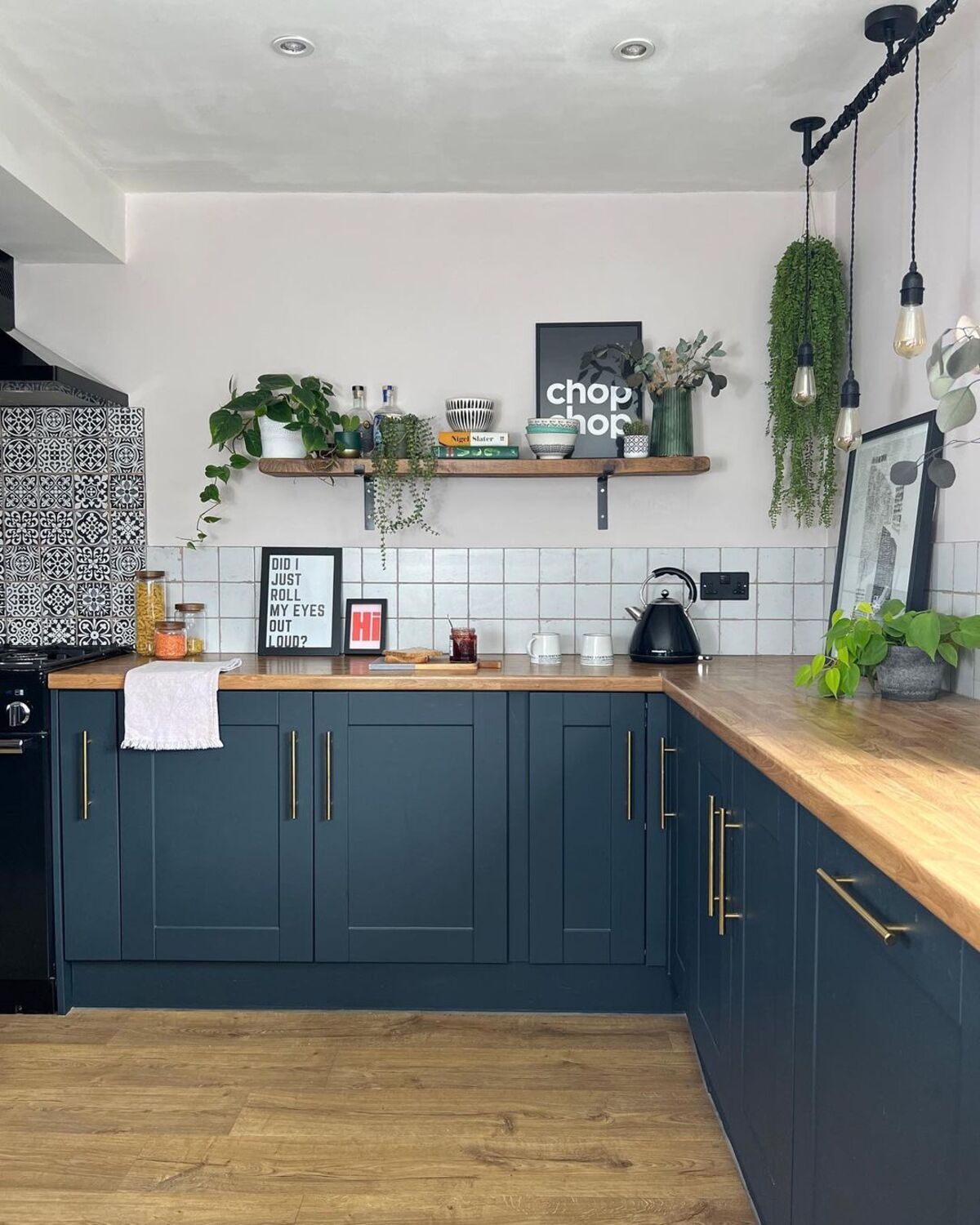 creative ways to decorate above your kitchen cabinets 15