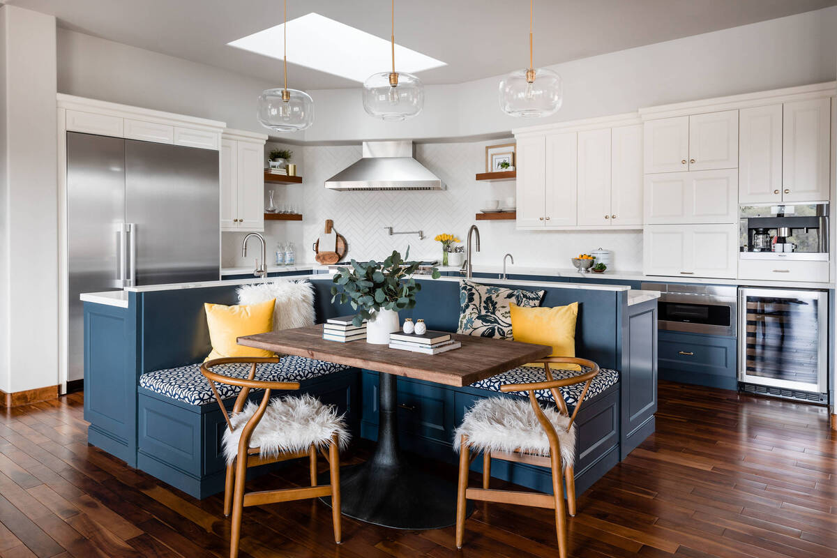 creative ways to decorate above your kitchen cabinets 4