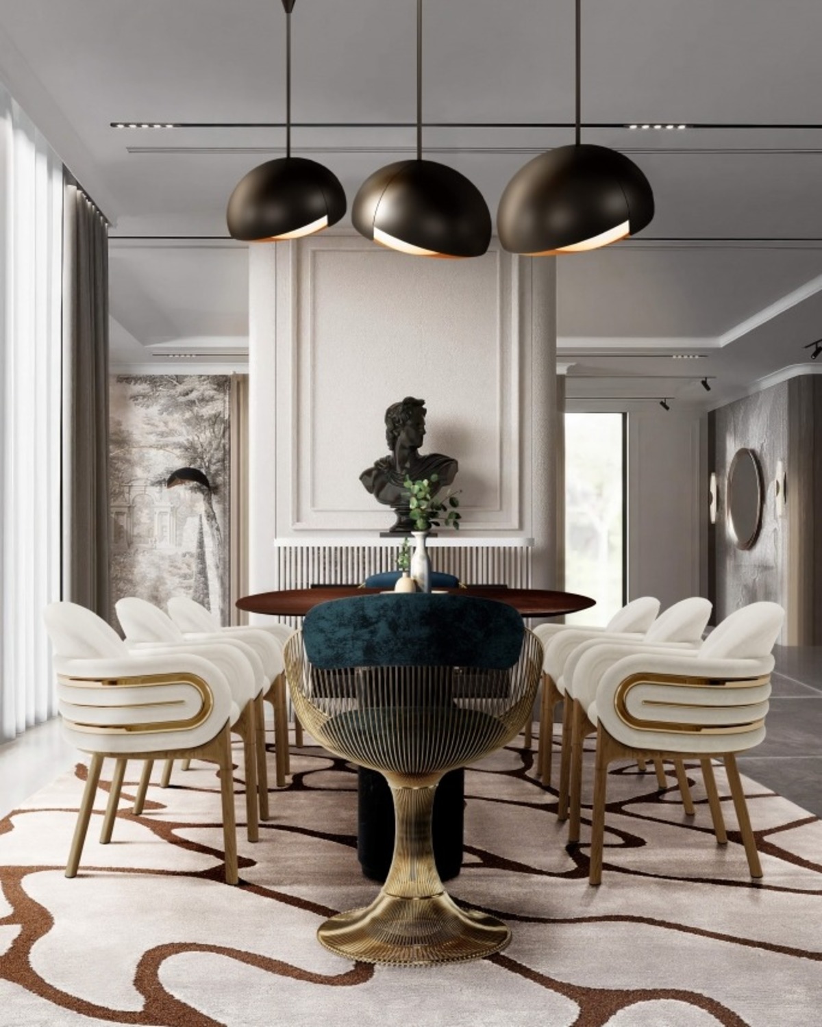 eclectic dining rooms 15