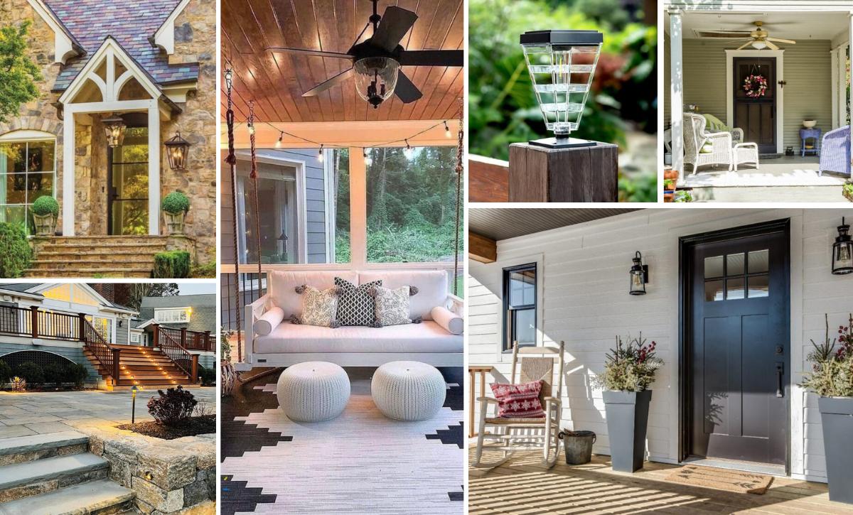 front porch lighting ideas
