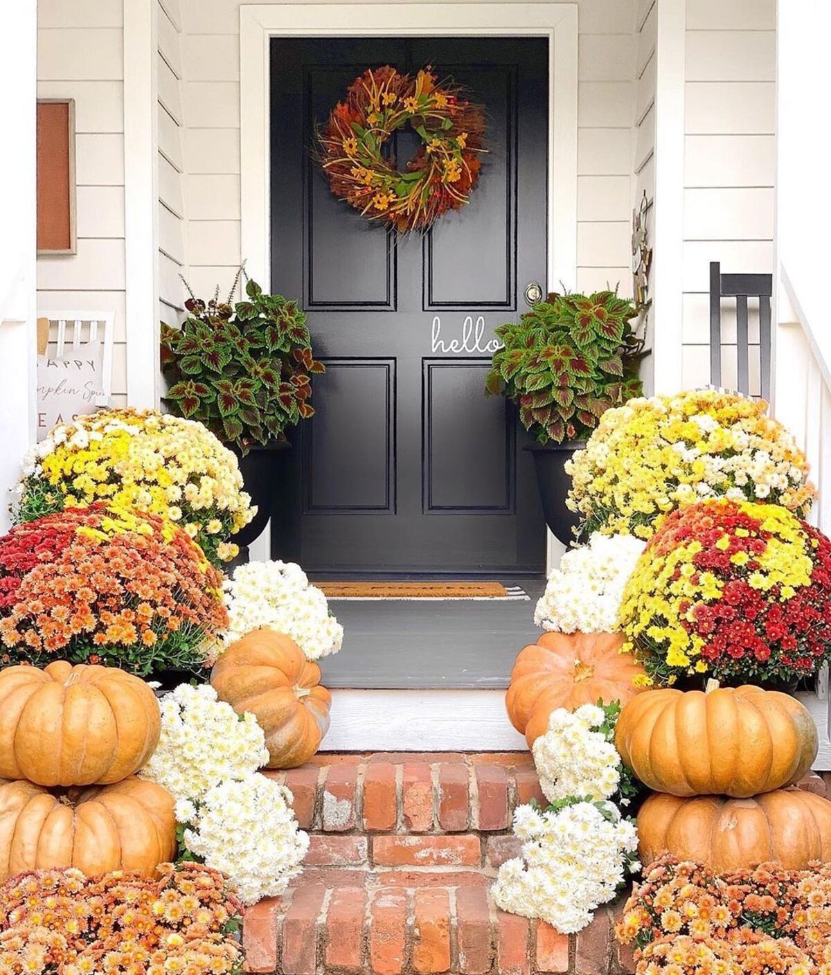 gorgeous mums front porch fall 12