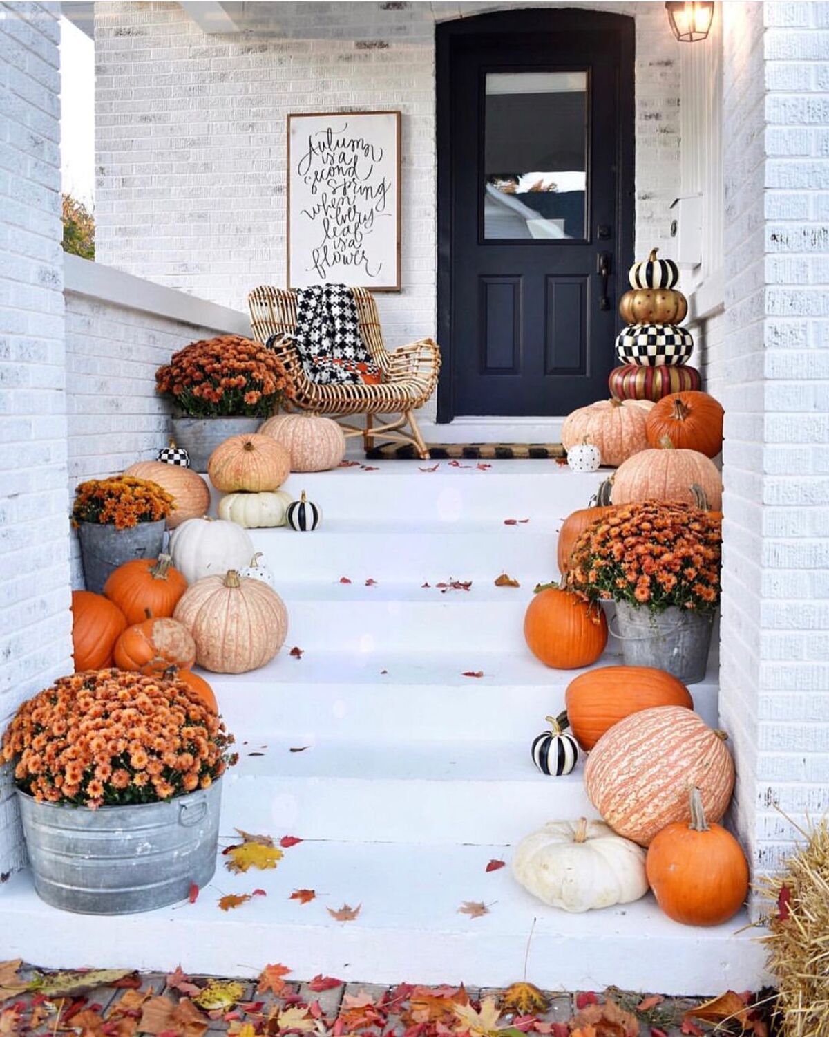gorgeous mums front porch fall 6