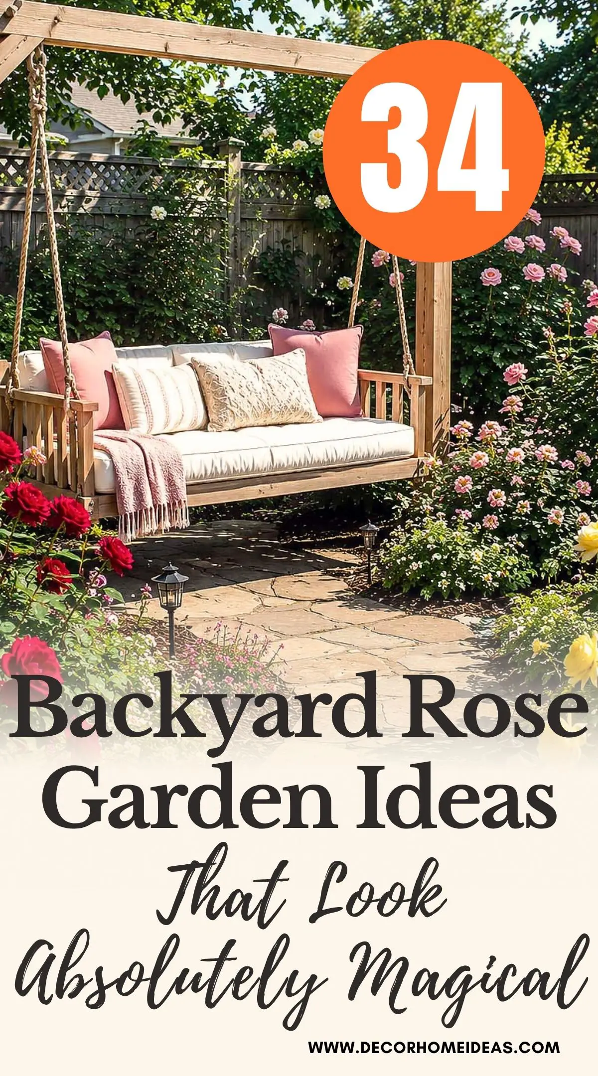 Get inspired by 34 rose garden makeovers featuring gorgeous blooms, creative landscaping ideas, and timeless garden designs. Perfect for homeowners looking to add beauty, color, and charm to their outdoor space.