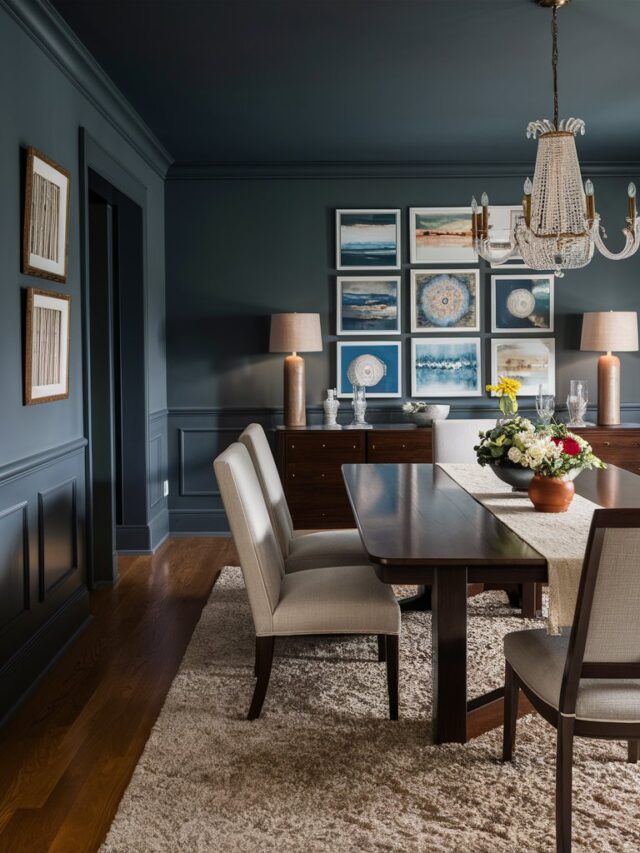12 Deep Midnight Blue Paint Colors For A Sophisticated Look Starless Night 640x853