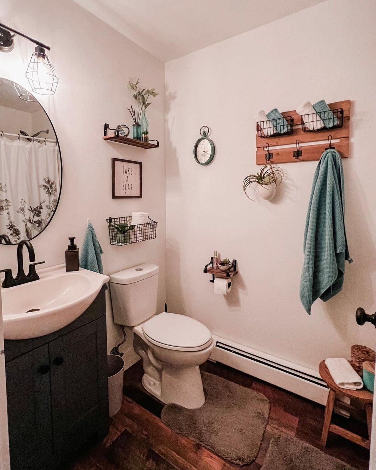 fall bathroom decor ideas 14
