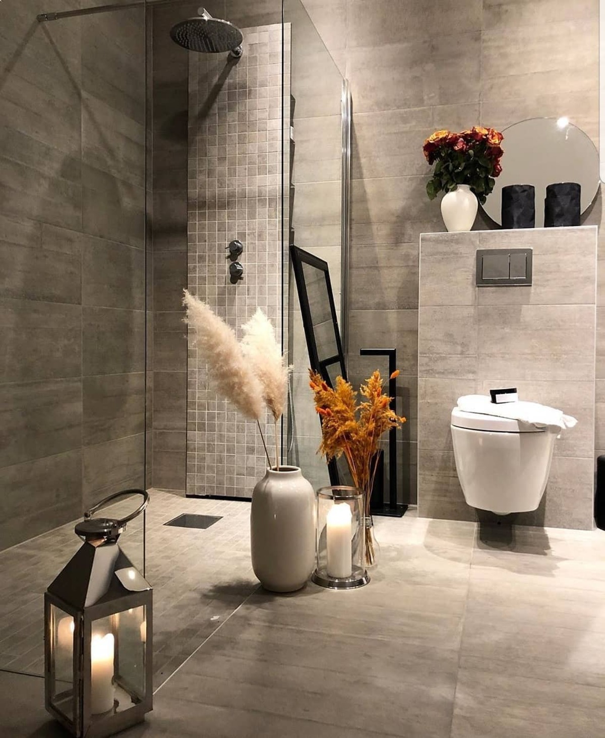 fall bathroom decor ideas 17
