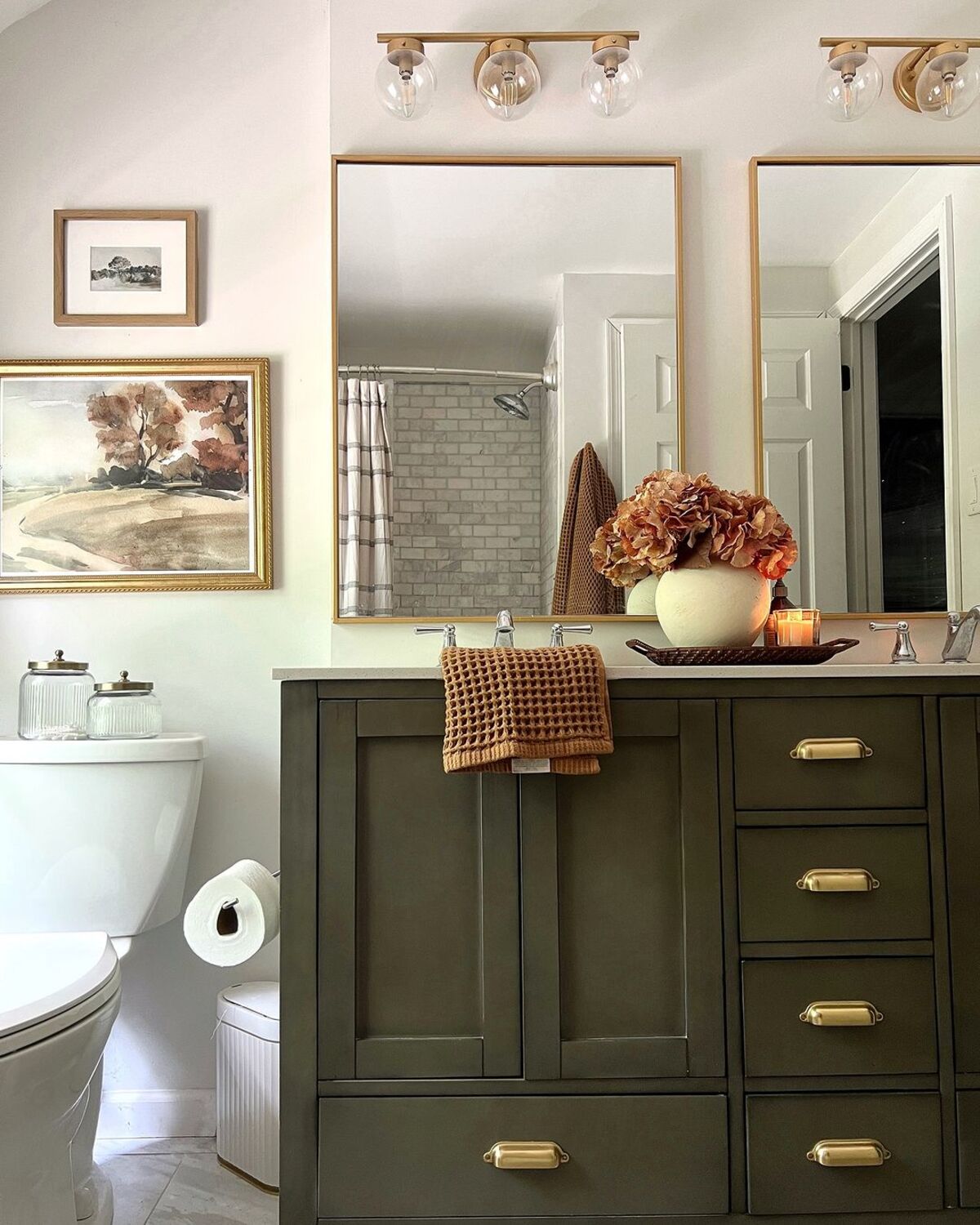 fall bathroom decor ideas 6