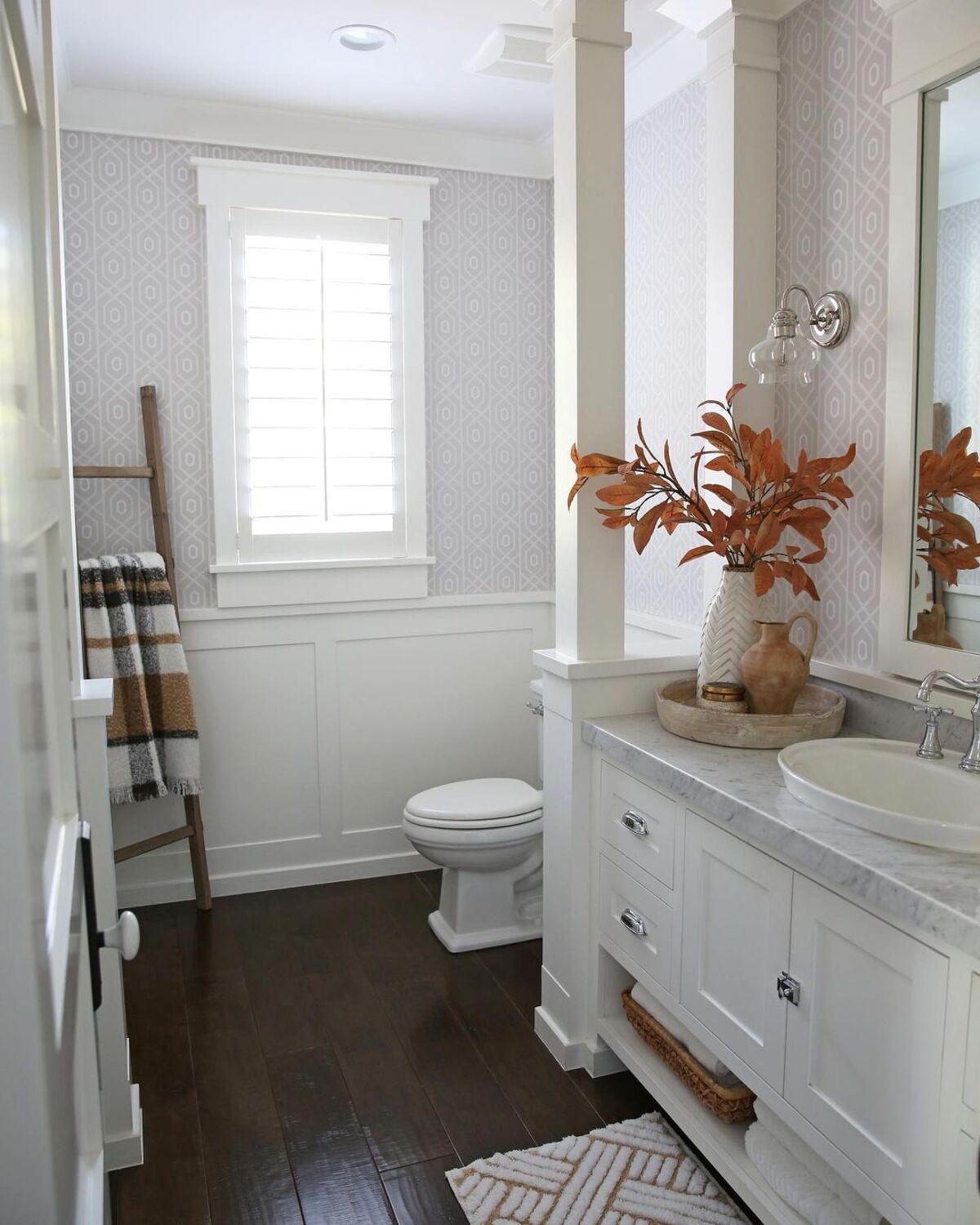 fall bathroom decor ideas 7