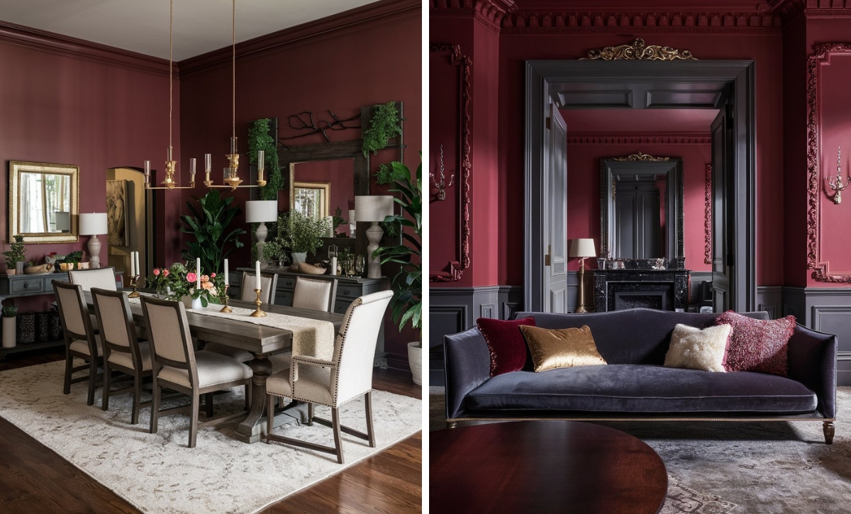 6 Classic Brick Red Paint Colors from Farrow & Ball