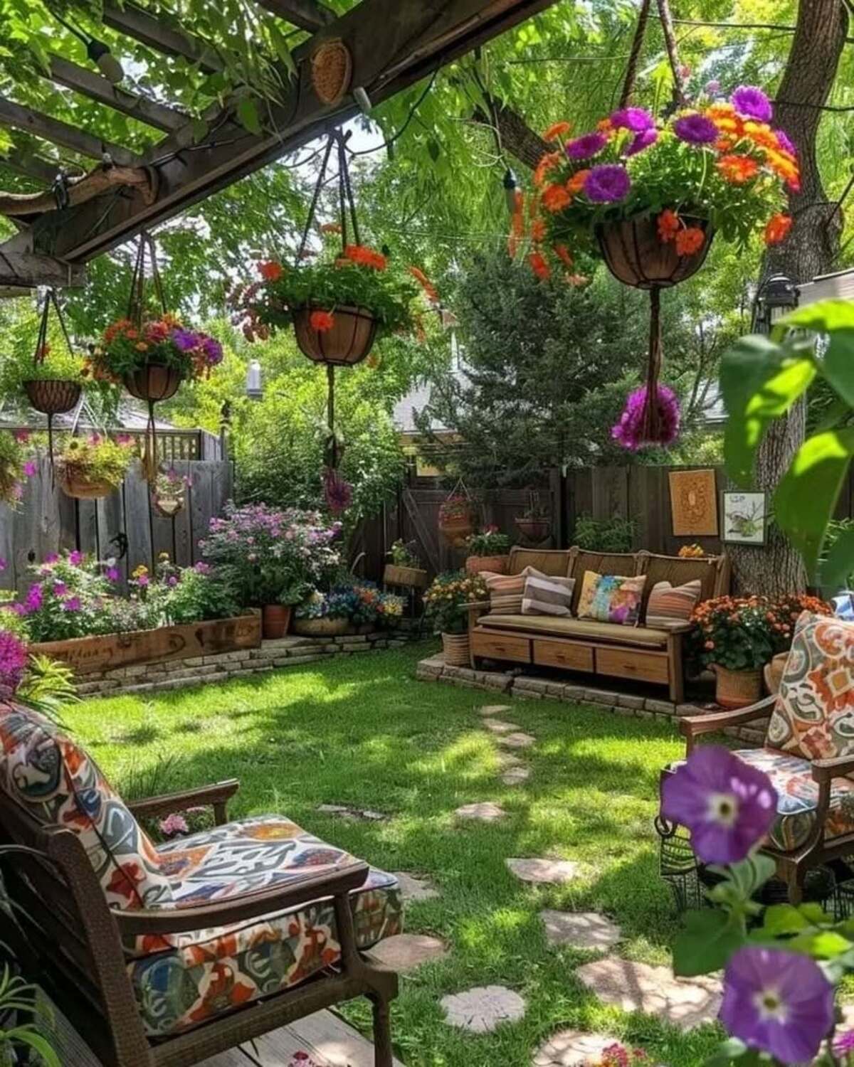 beautiful backyard flower gardens 1