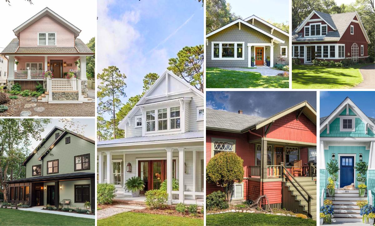 cottages with unexpected exterior colors