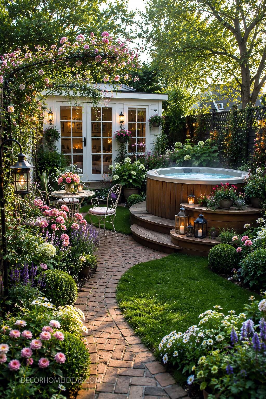 Charming Cottage Garden Hot Tub Retreat