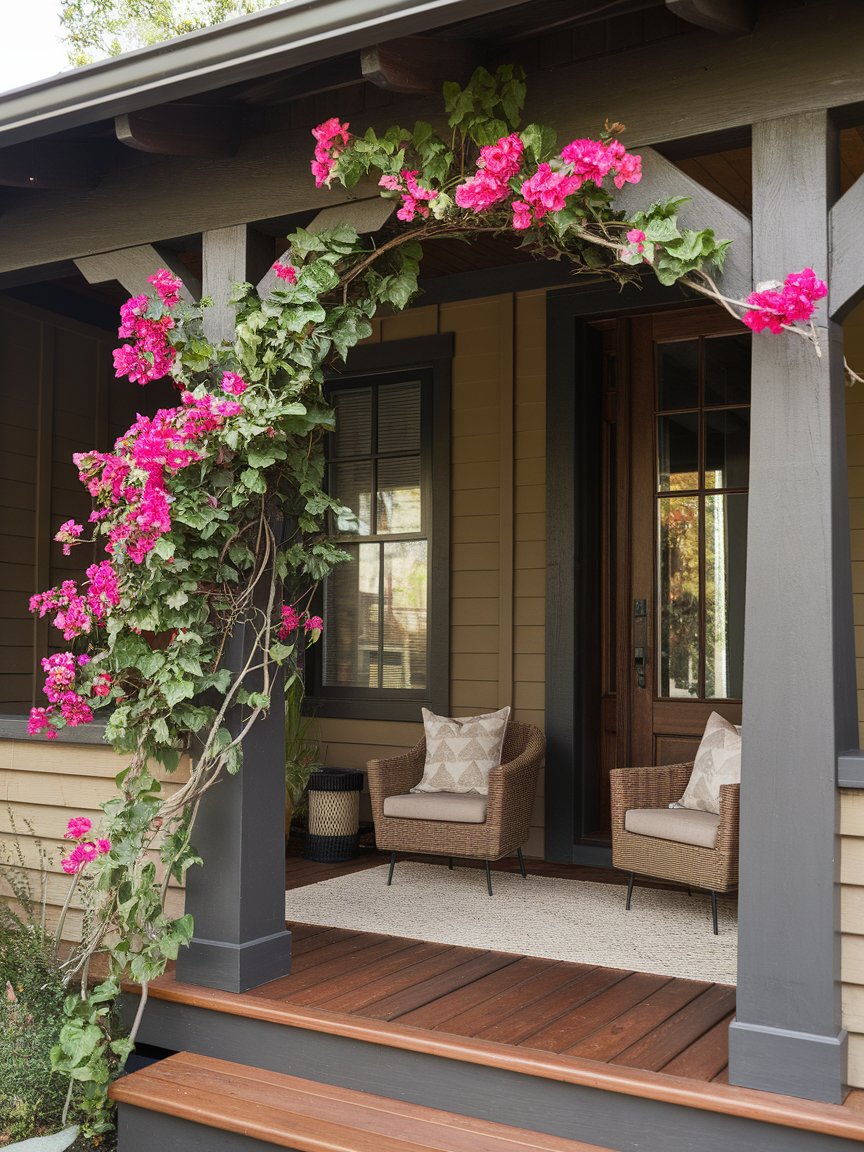 climbing flowers porch 11