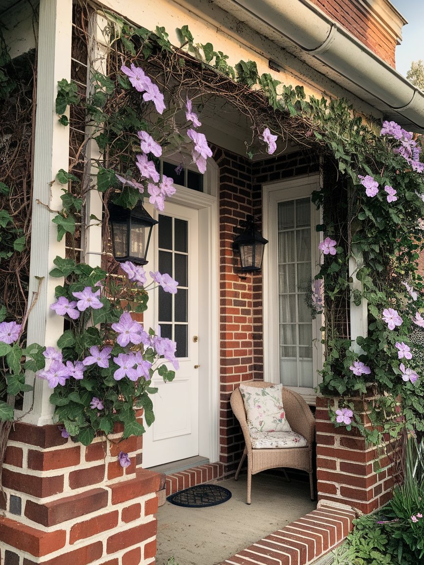 climbing flowers porch 18