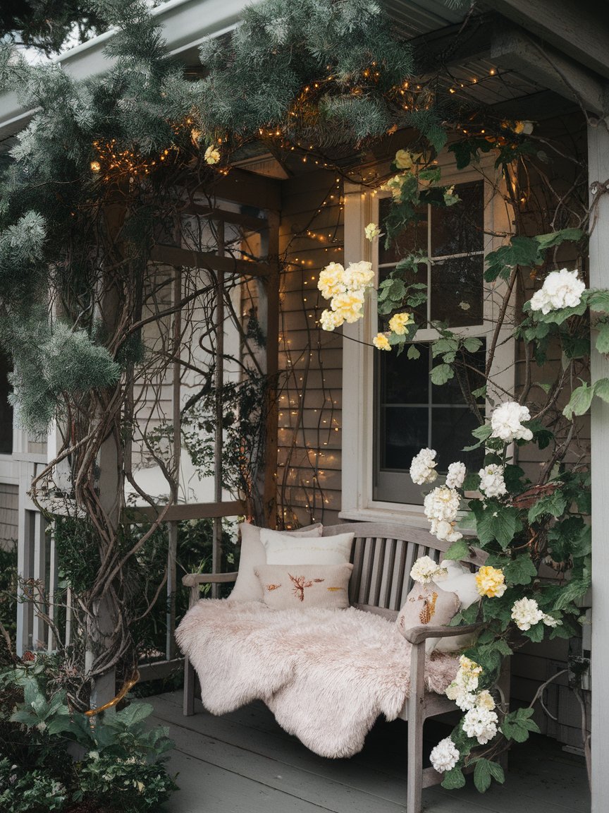 climbing flowers porch 2
