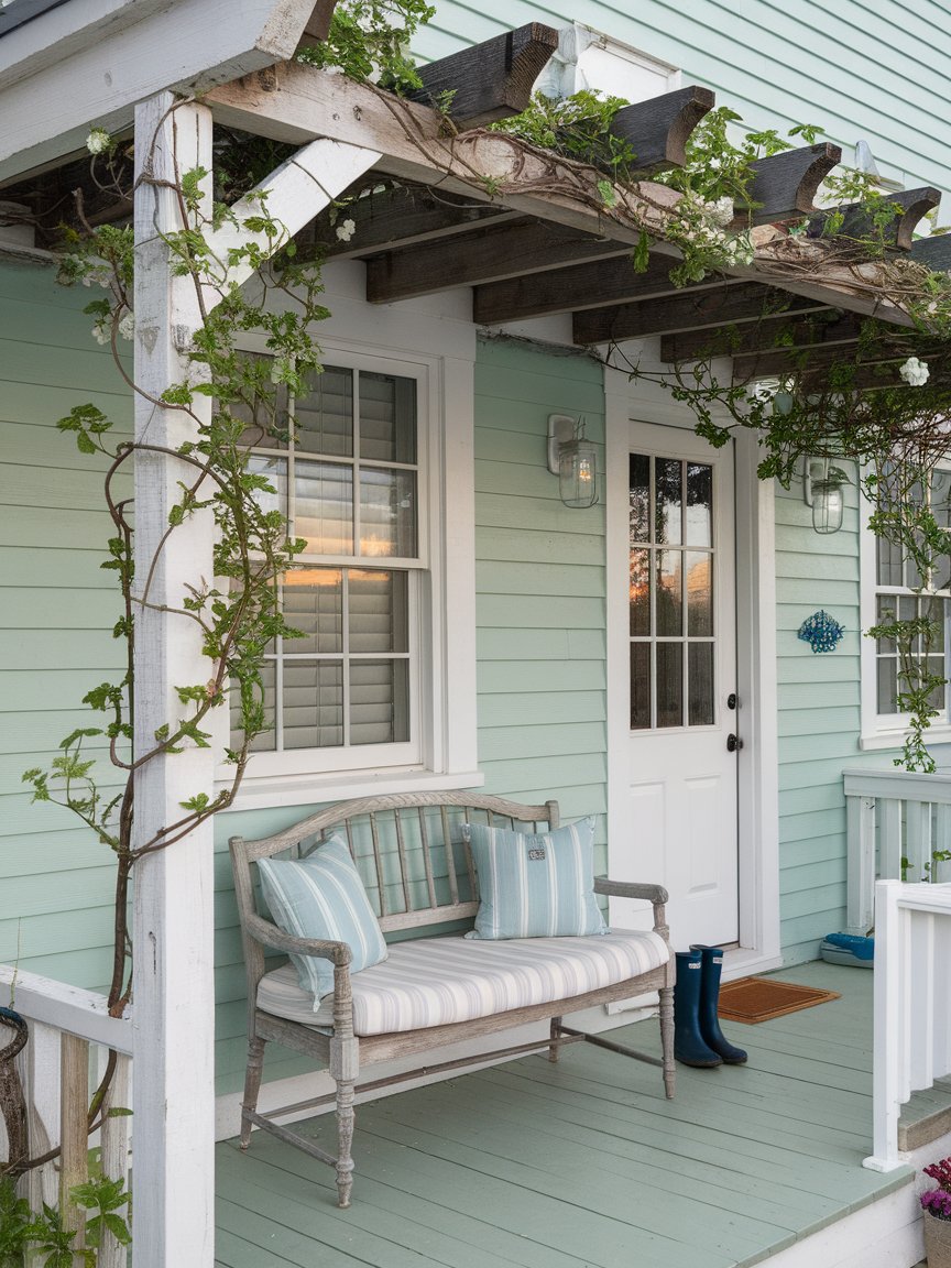 climbing flowers porch 6
