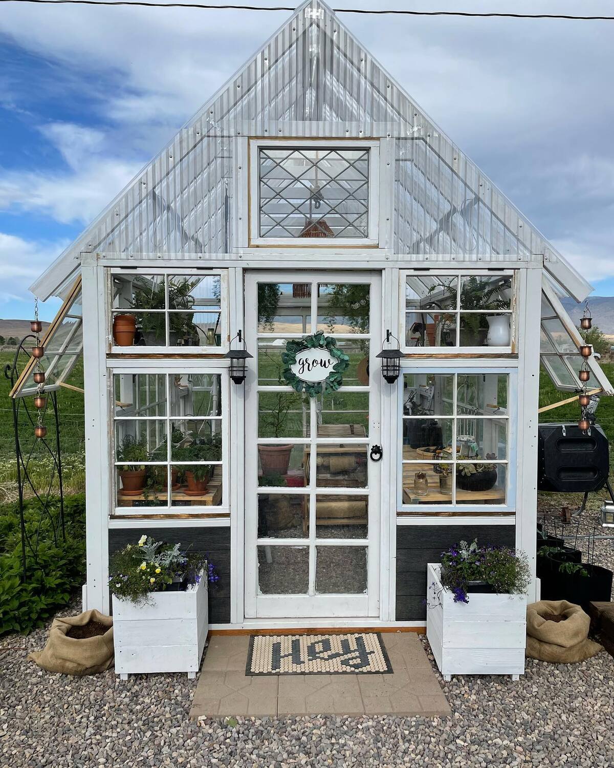 cheap and easy diy greenhouse ideas for backyard 16