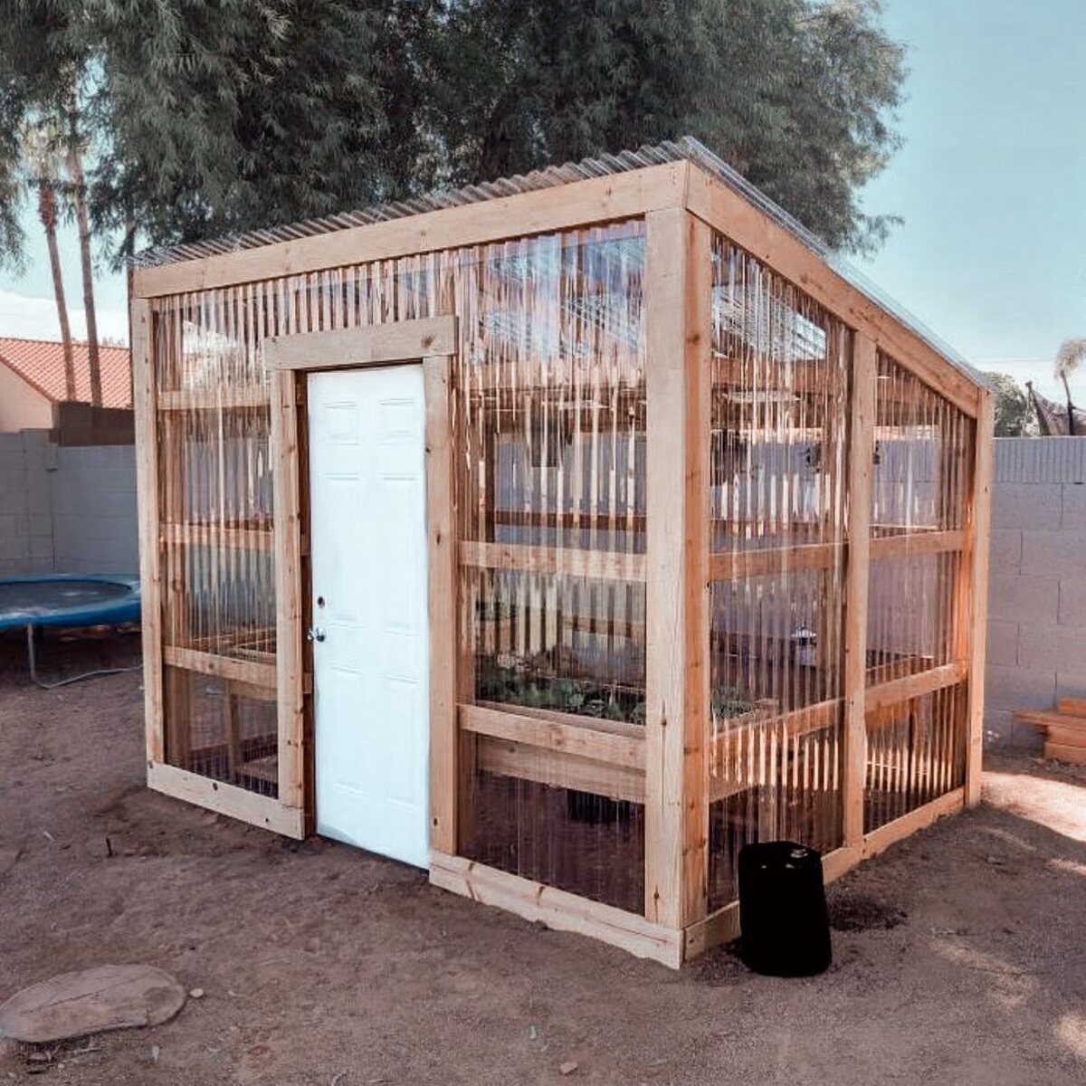 cheap and easy diy greenhouse ideas for backyard 2