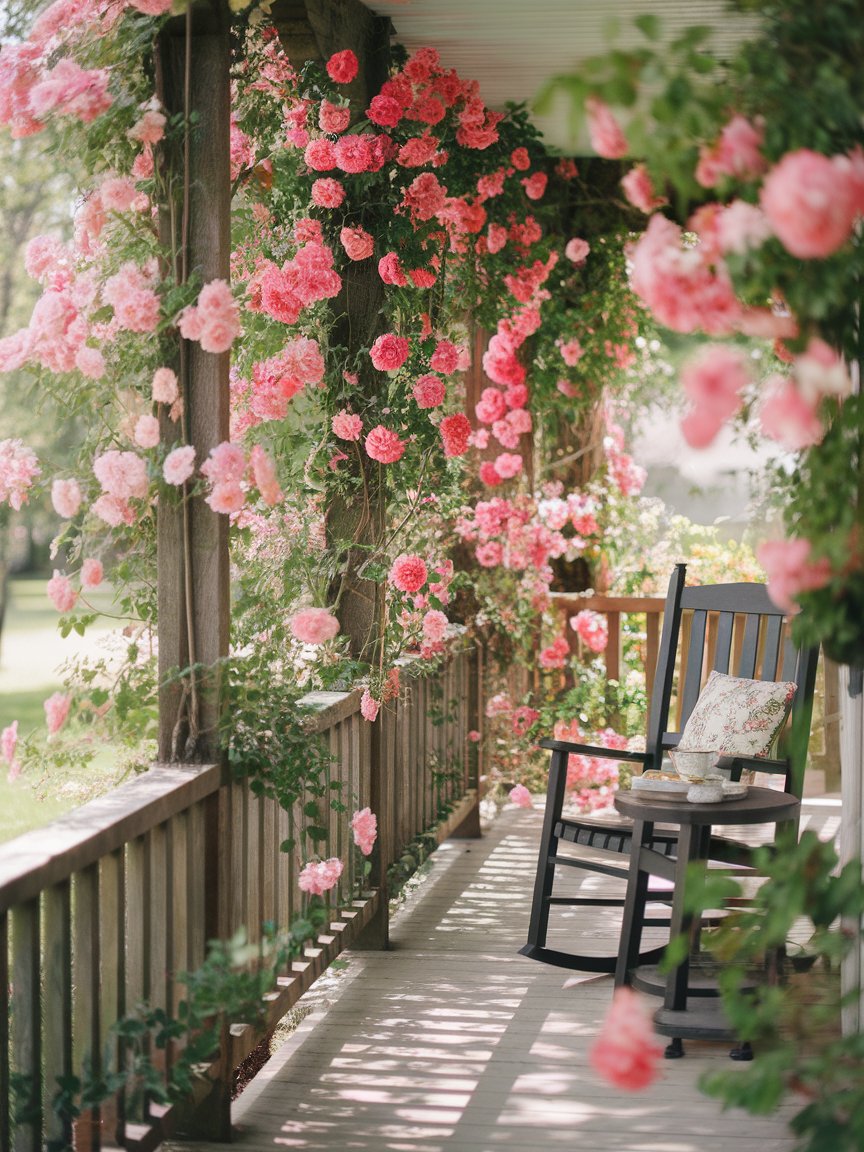 climbing flowers porch 9