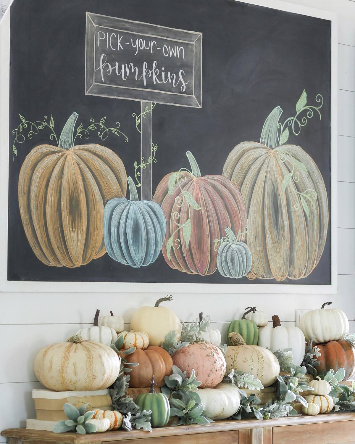 creative fall chalkboard ideas to decorate home 12