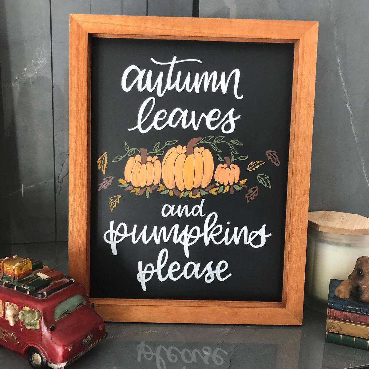 creative fall chalkboard ideas to decorate home 16