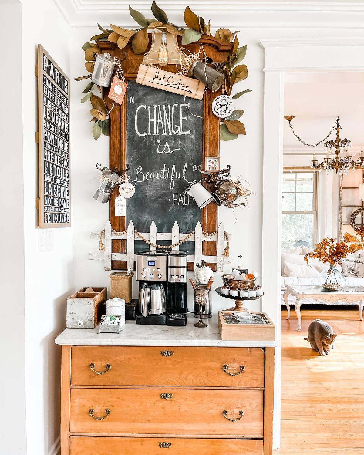 creative fall chalkboard ideas to decorate home 2