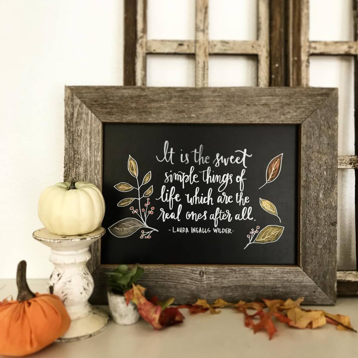 creative fall chalkboard ideas to decorate home 23