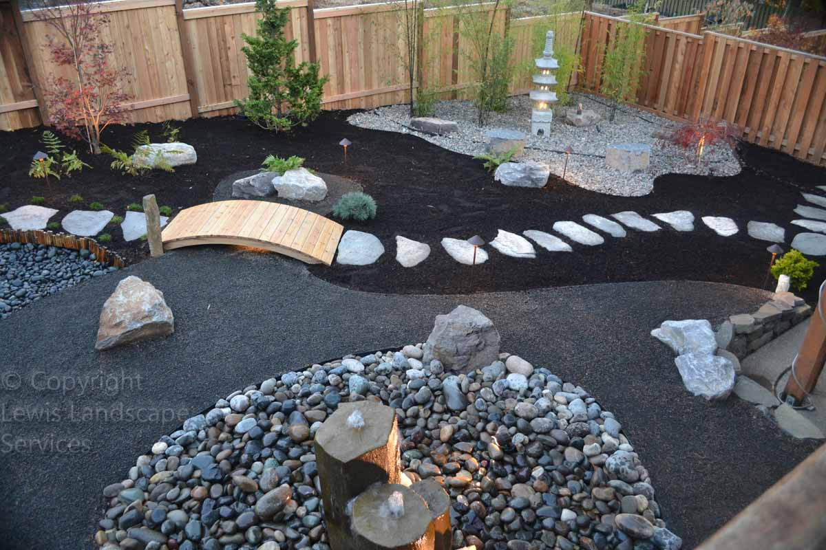 creative rock landscaping ideas for corners in yard 17