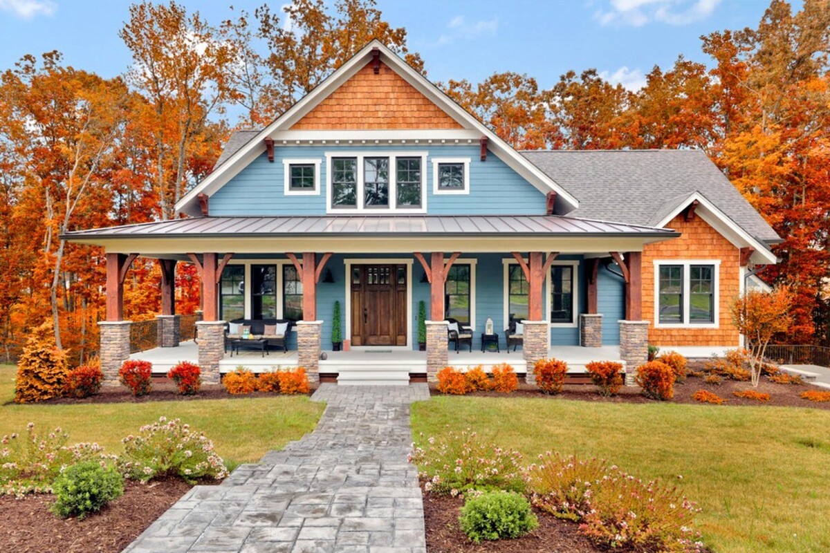 gorgeous fall color schemes for exterior 1
