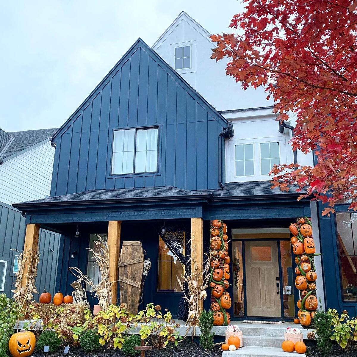 gorgeous fall color schemes for exterior 10