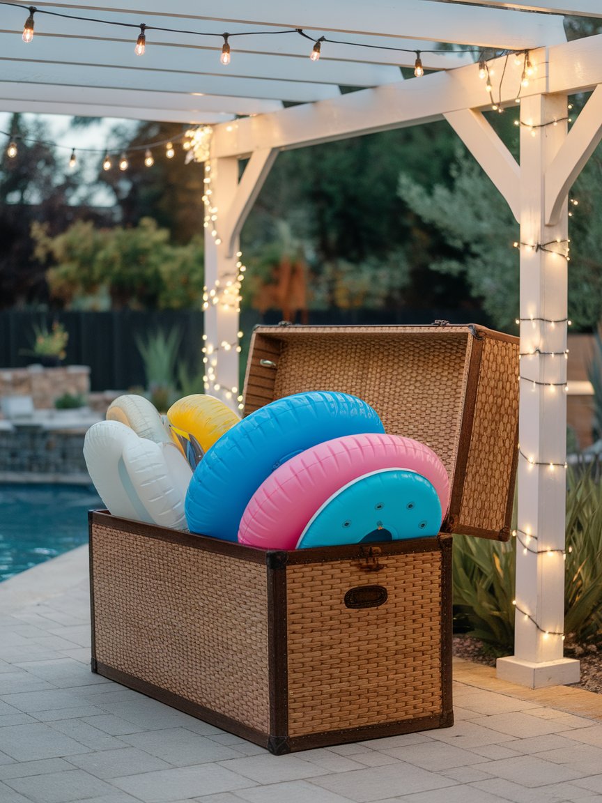 pool float storage 11