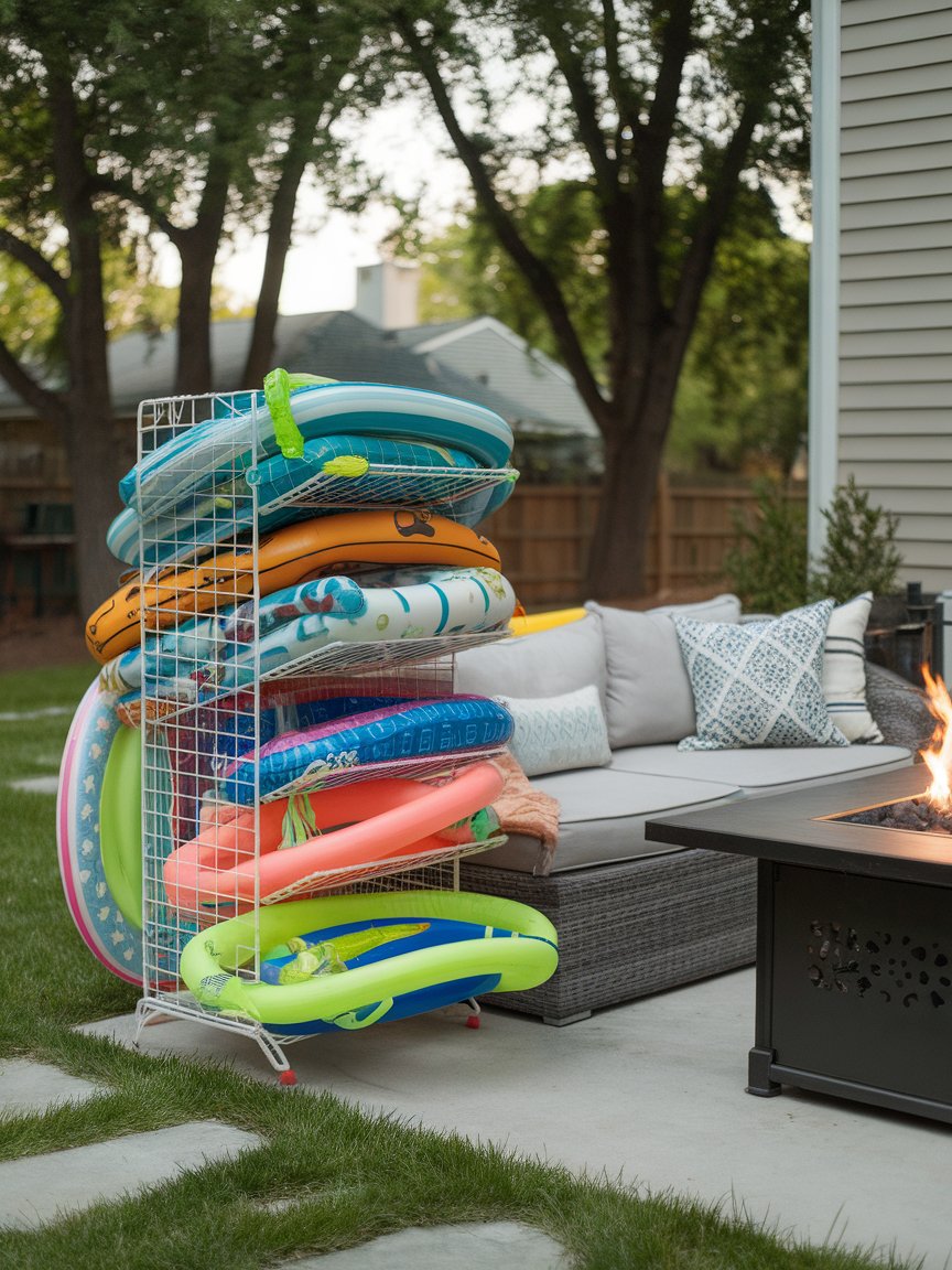 pool float storage 12