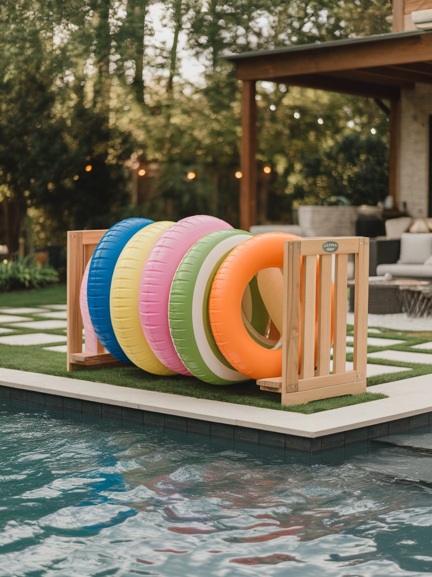 pool float storage 15