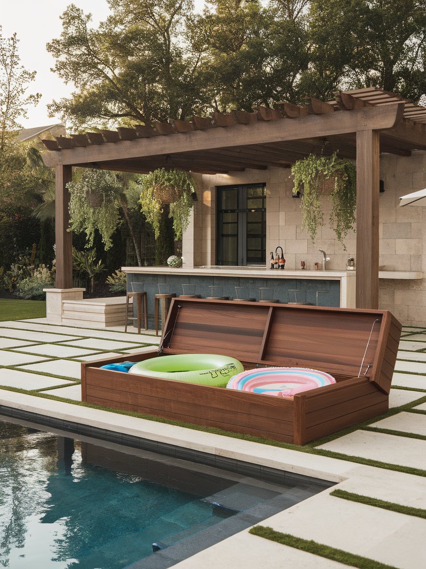 pool float storage 16