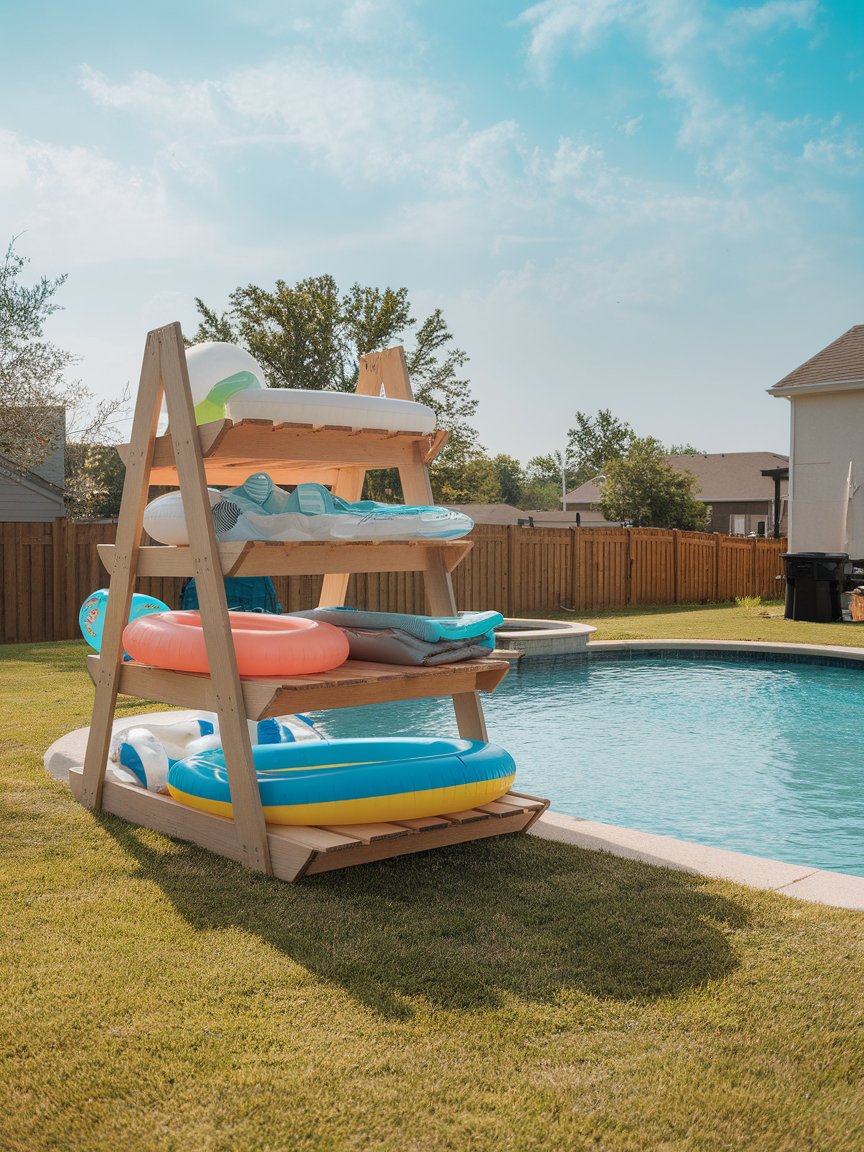 pool float storage 17