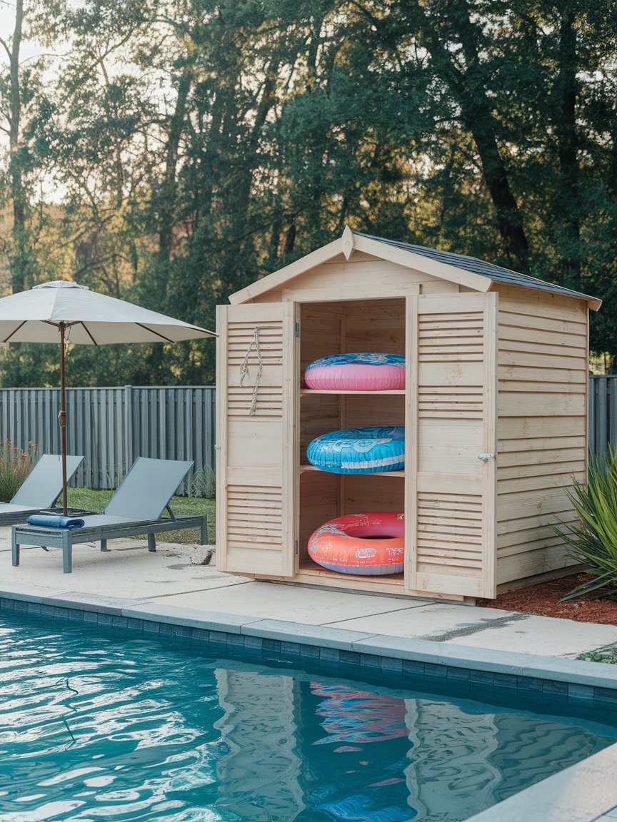 pool float storage 18