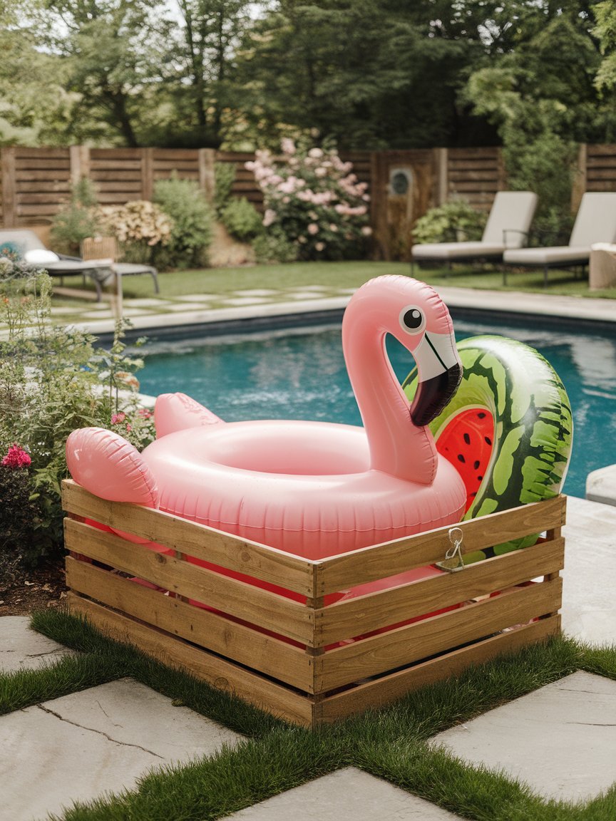 pool float storage 9
