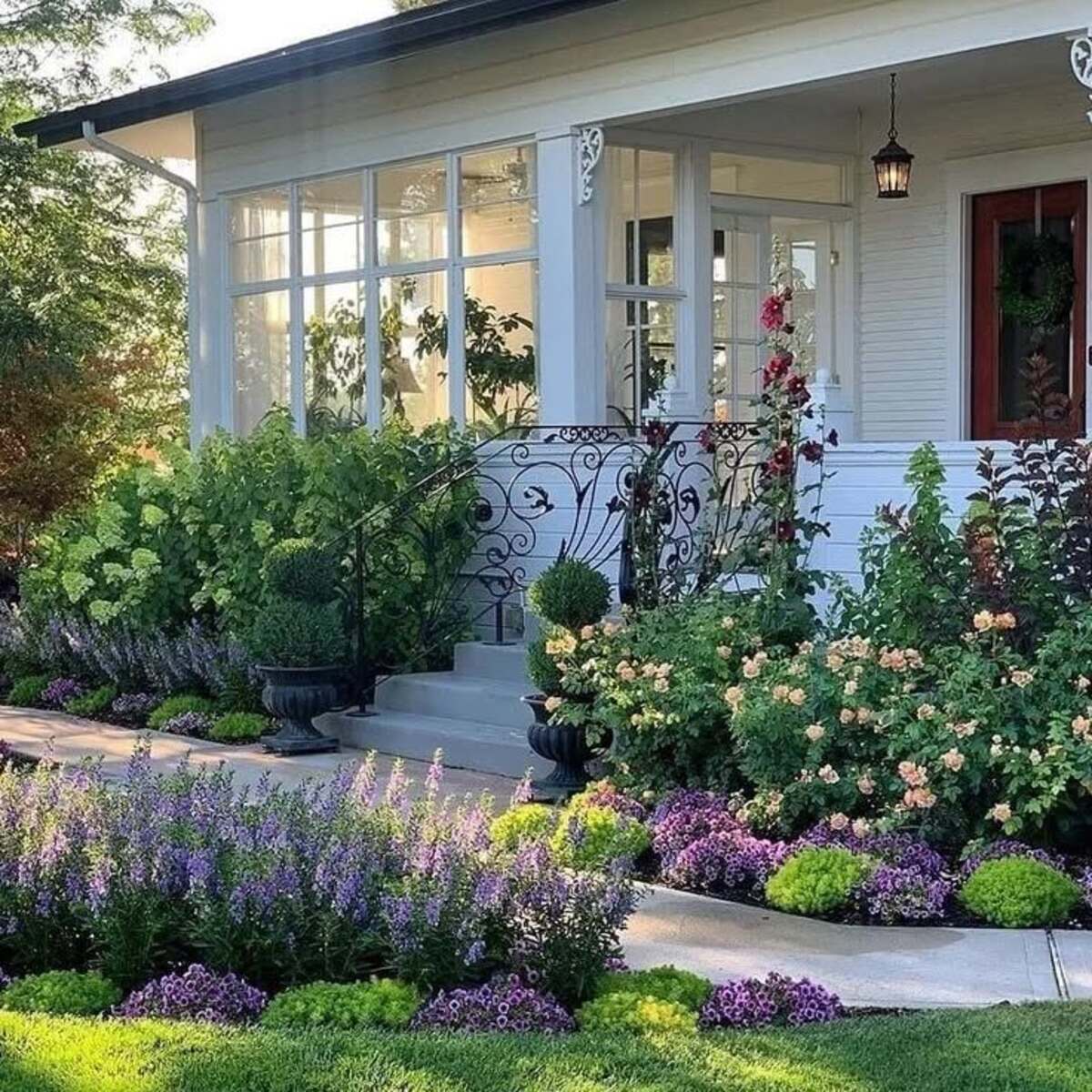 simple front yard landscaping ideas 6