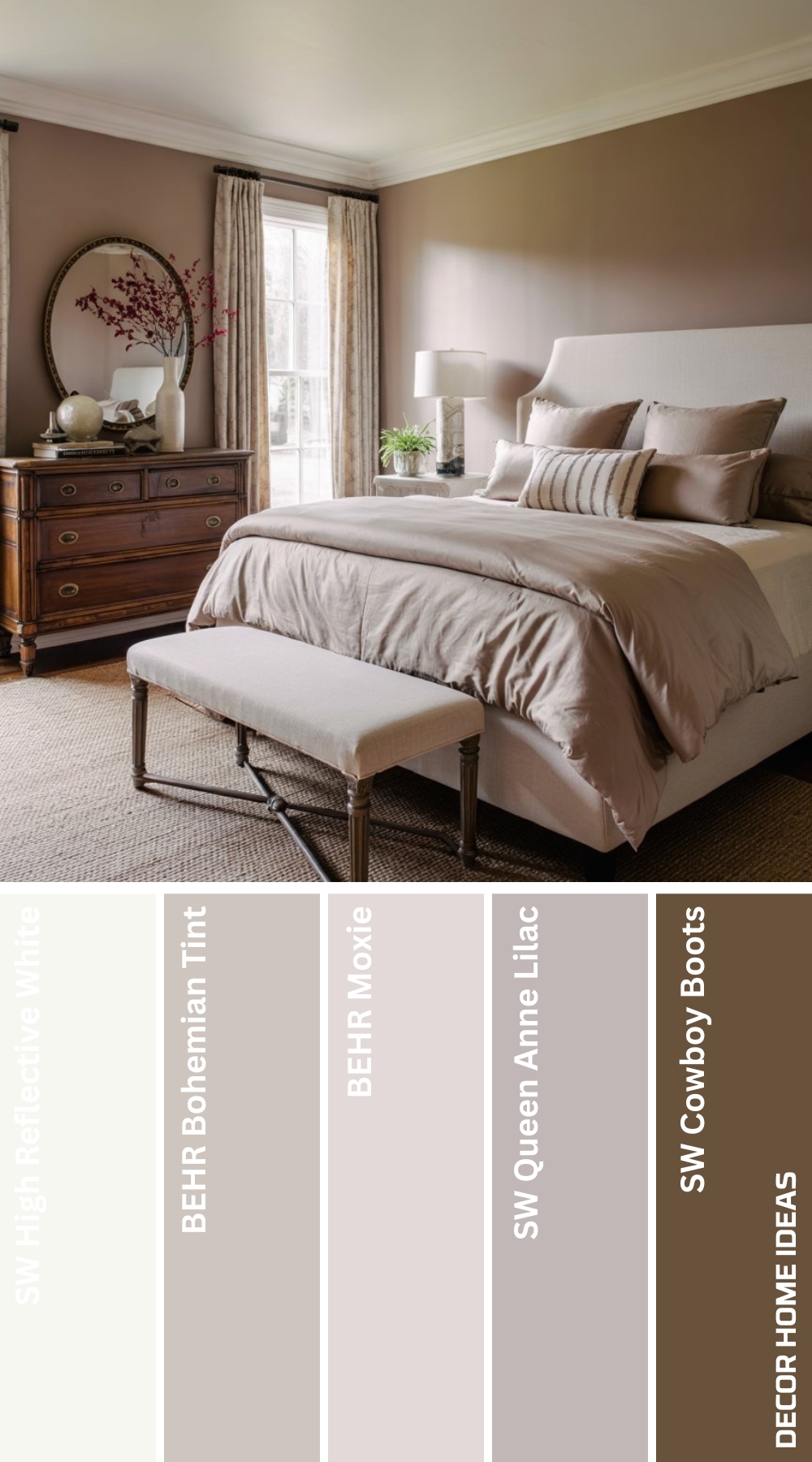 25 Cozy Bedroom Paint Combos That Instantly Make You Feel at Home 8