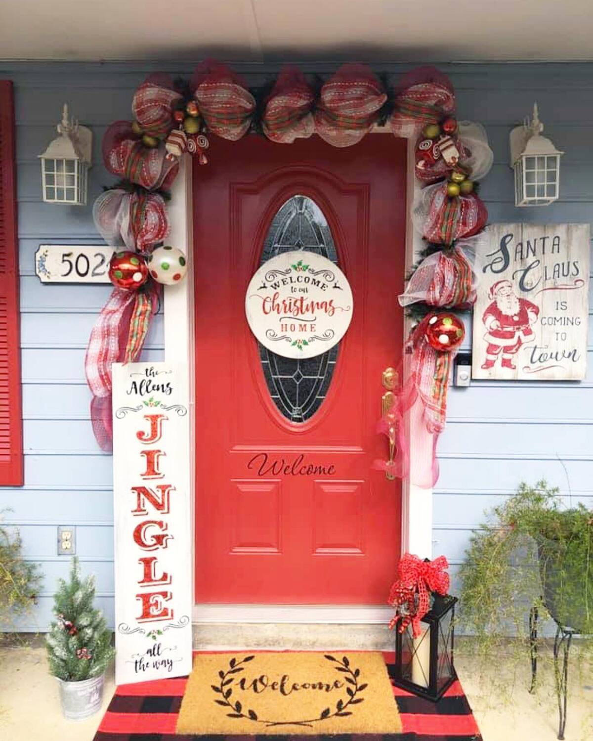 christmas door decorations for a festive welcome 24