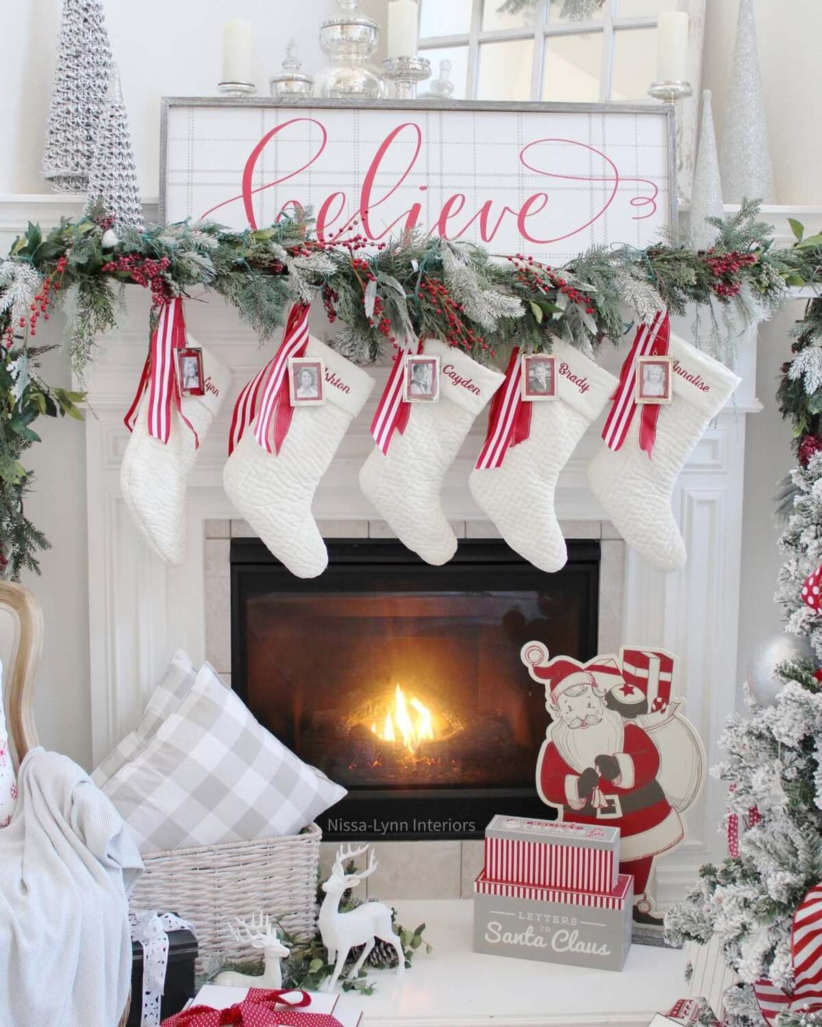 christmas mantle decor ideas 15