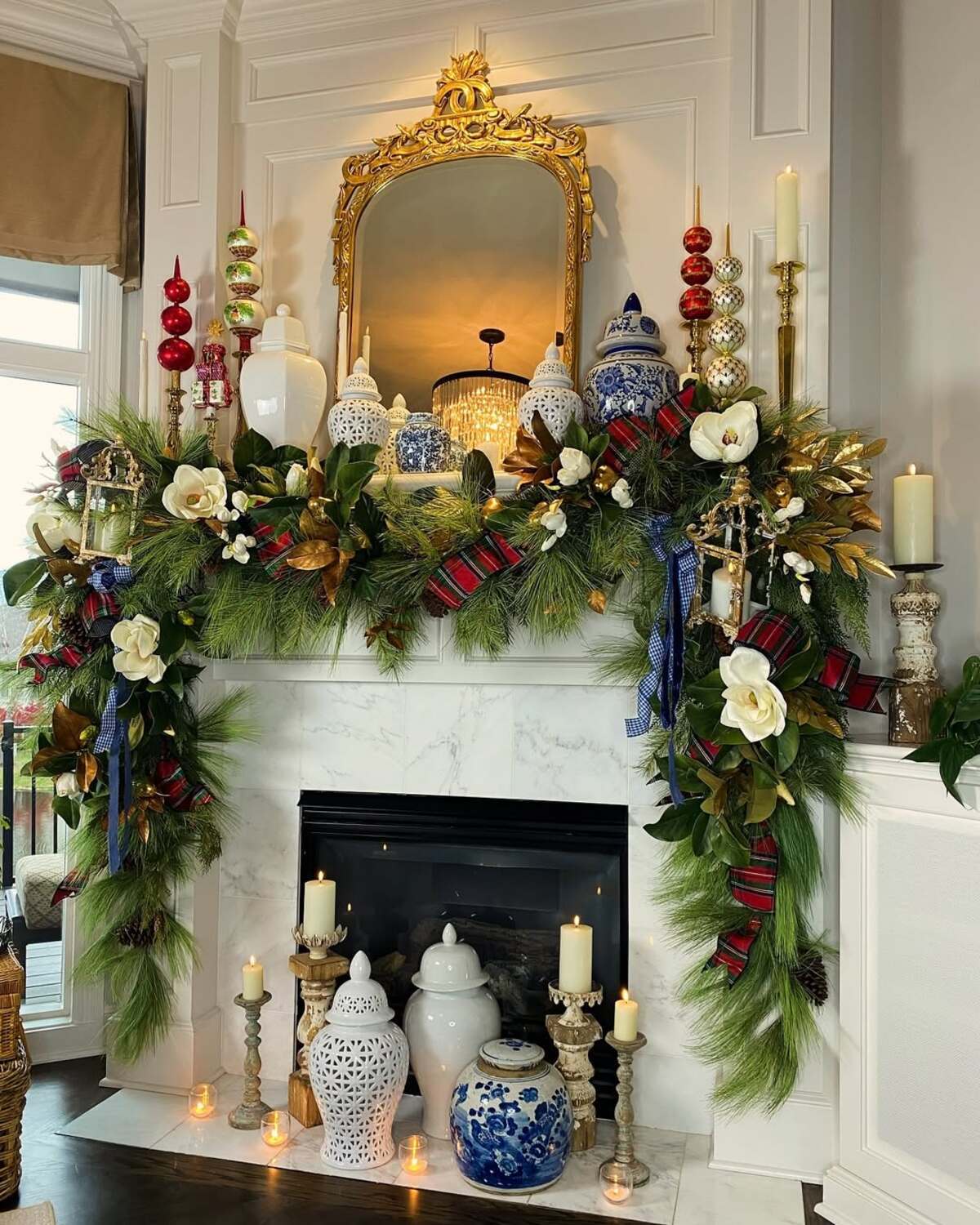 christmas mantle decor ideas 21