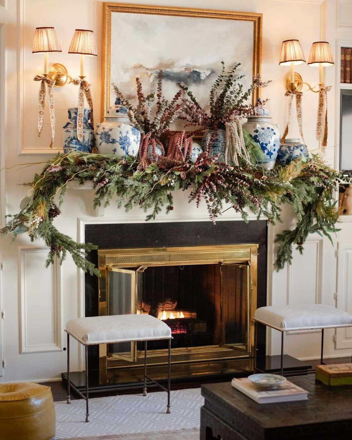 christmas mantle decor ideas 3
