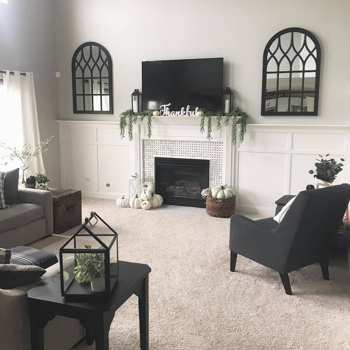 fall mantle decor ideas for fireplaces with tvs above 18