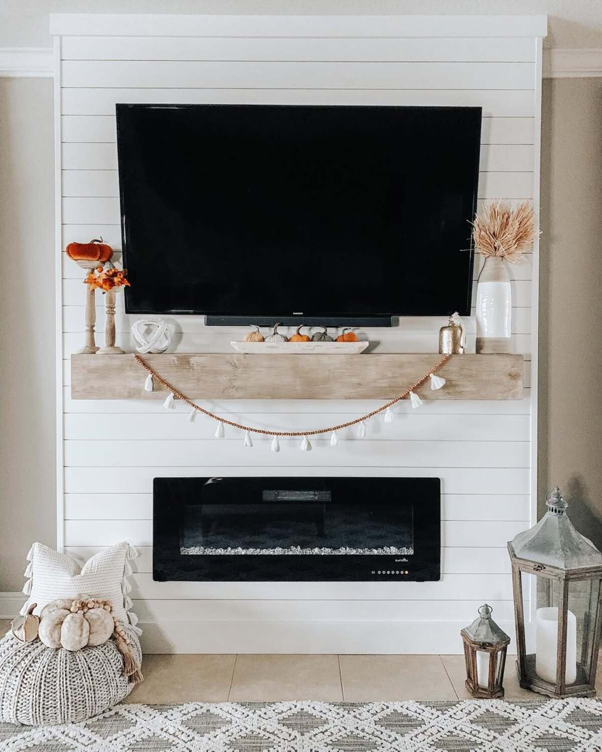 fall mantle decor ideas for fireplaces with tvs above 23