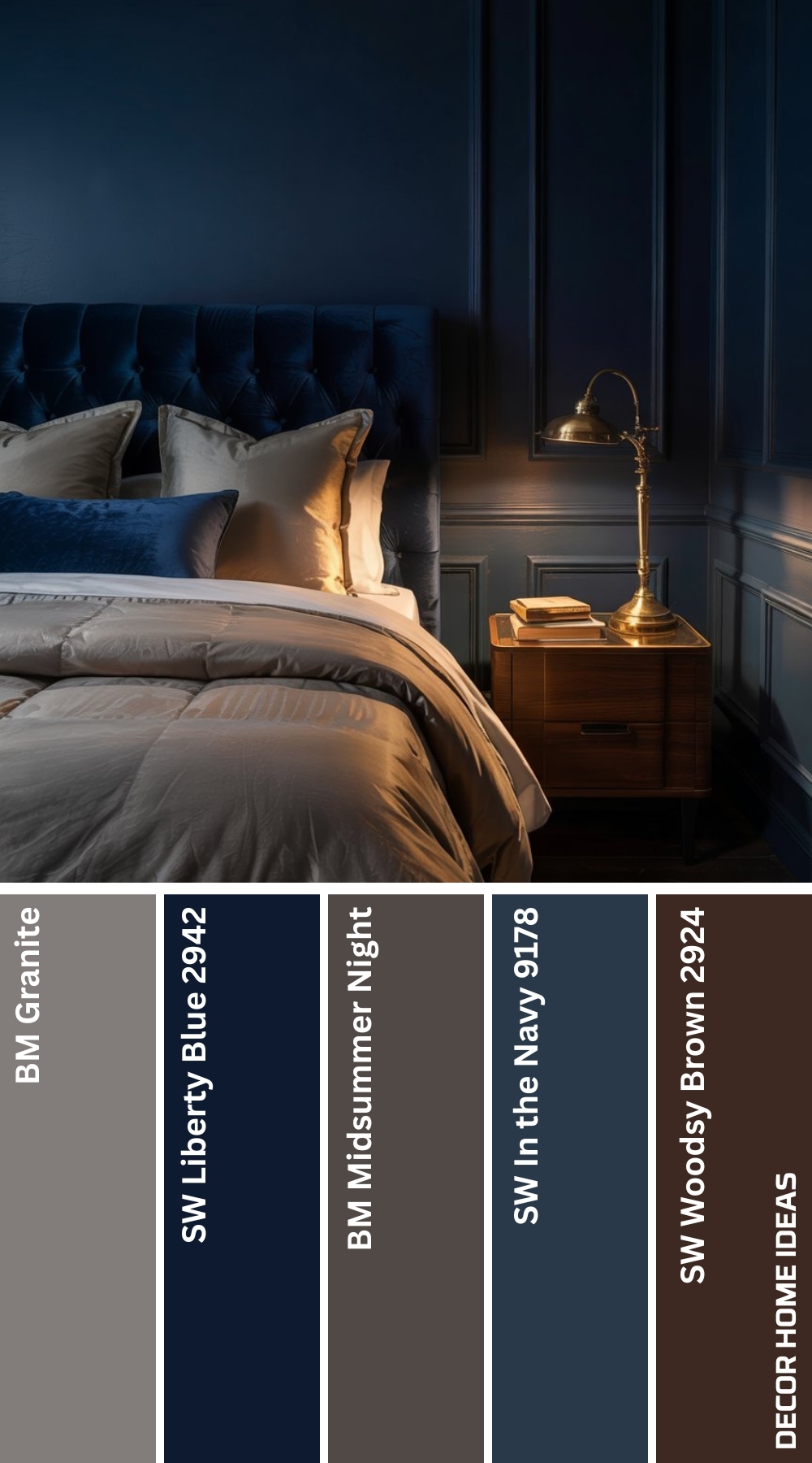 20 Moody Bedroom Color Palettes That Set the Perfect Nighttime Vibe 1